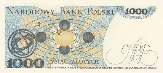 1000 Zloty Polen p146c 1982